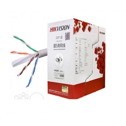 Hikvision Genuine Cat-6 305 Meter White Network Cable